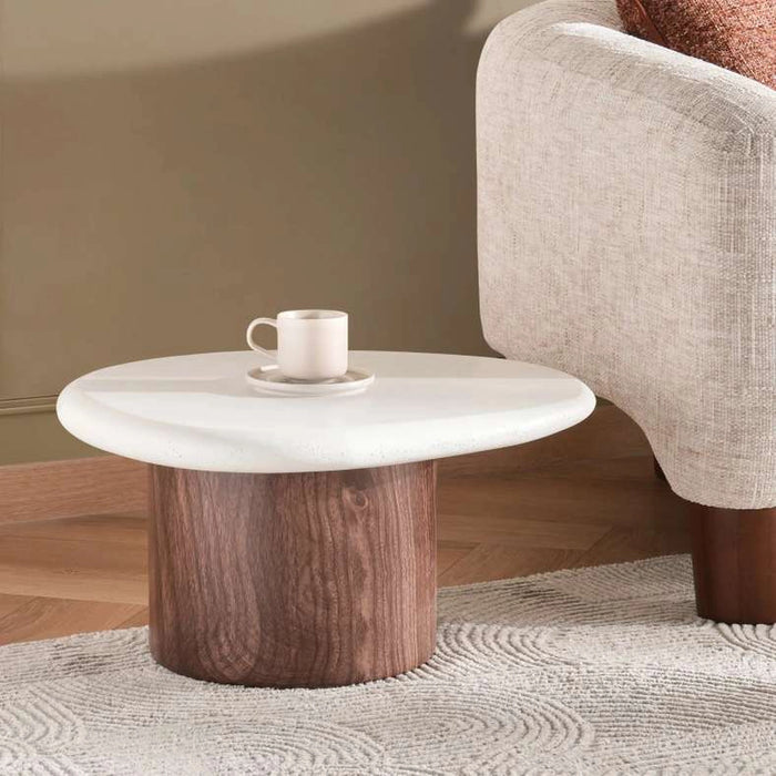 Xanthe Coffee Table Small - White Natural