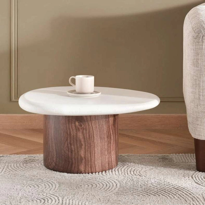 Xanthe Coffee Table Small - White Natural