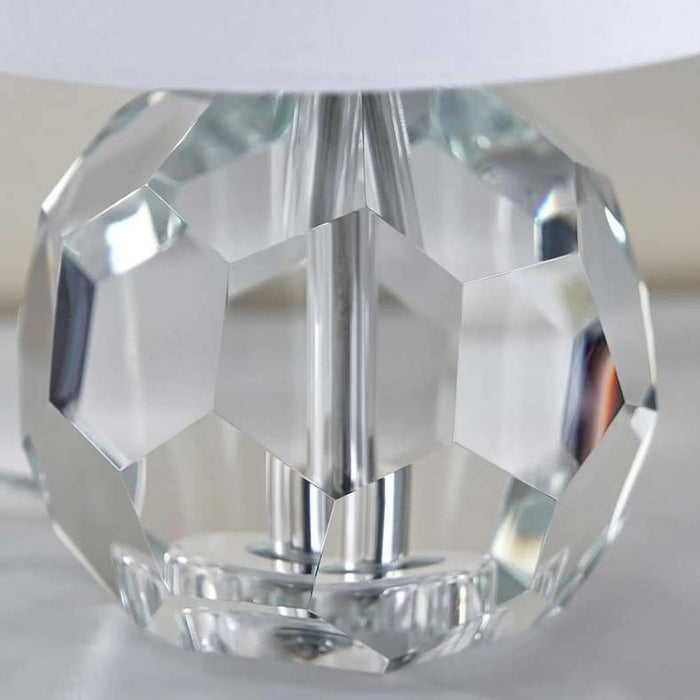 Yager E27 Crystal Table Lamp 20X30.5Cm - Clear