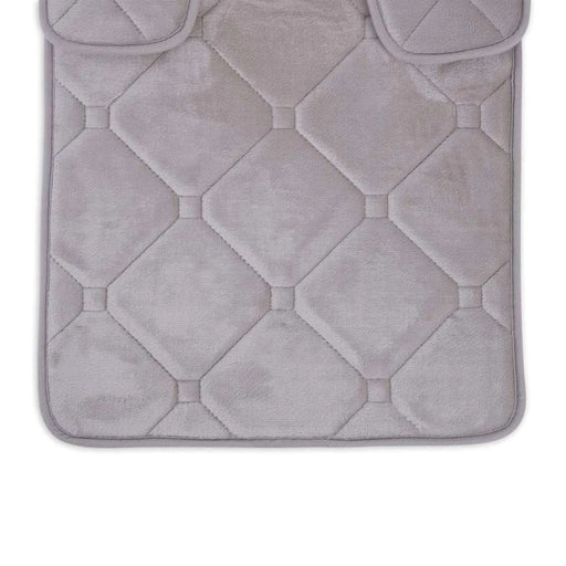 Yale 2 Piece Set Bathmat & - Brown Pan Home