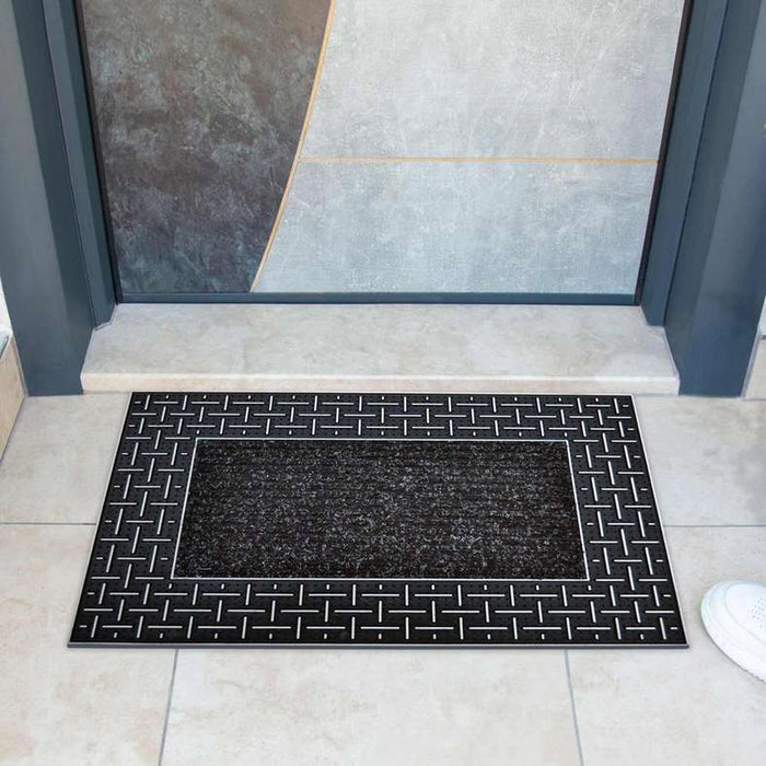 Yana Pvc Door Mat 45X70Cm - Silver