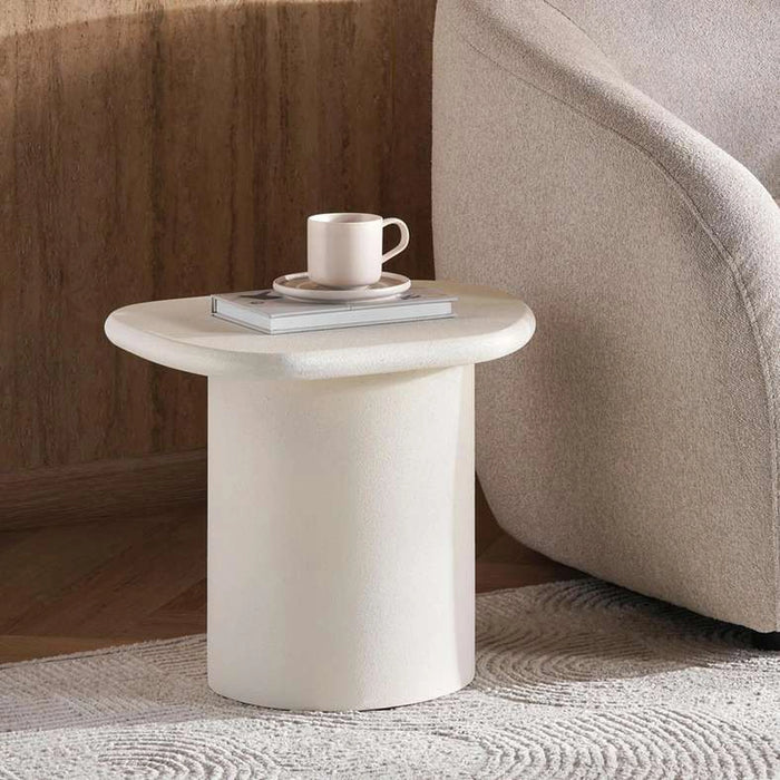 Yola End Table - Off White