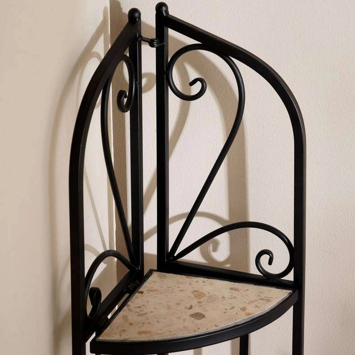 York 3 Tier Corner Planter Stand 30X30X110Cm - Natural