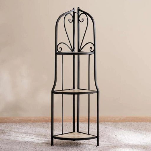 York 3 Tier Corner Planter Stand 30X30X110Cm - Natural PAN HOME