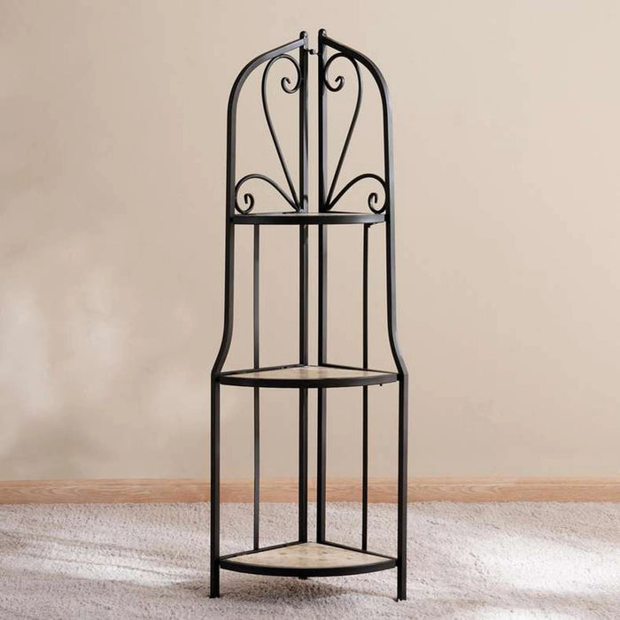 York 3 Tier Corner Planter Stand 30X30X110Cm - Natural