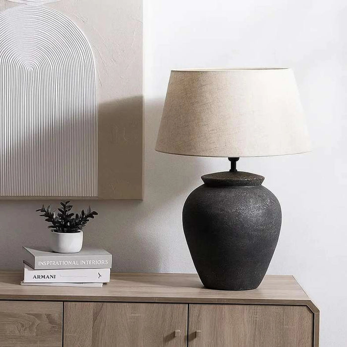 Youko E27 Ceramic Table Lamp Dia 49.5X64.5Cm - Brown