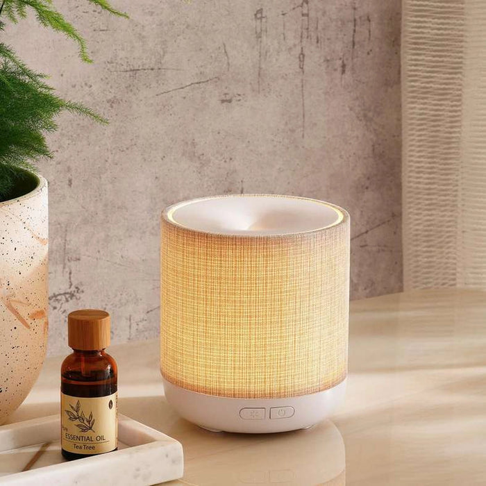 Yuki 200Ml Fabric Aroma Diffuser 7.6X10X3.8Cm - Beige