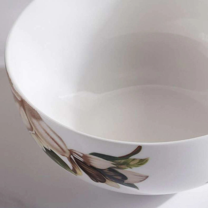Yulania New Bone China Cereal Bowl Dia14Cm -White