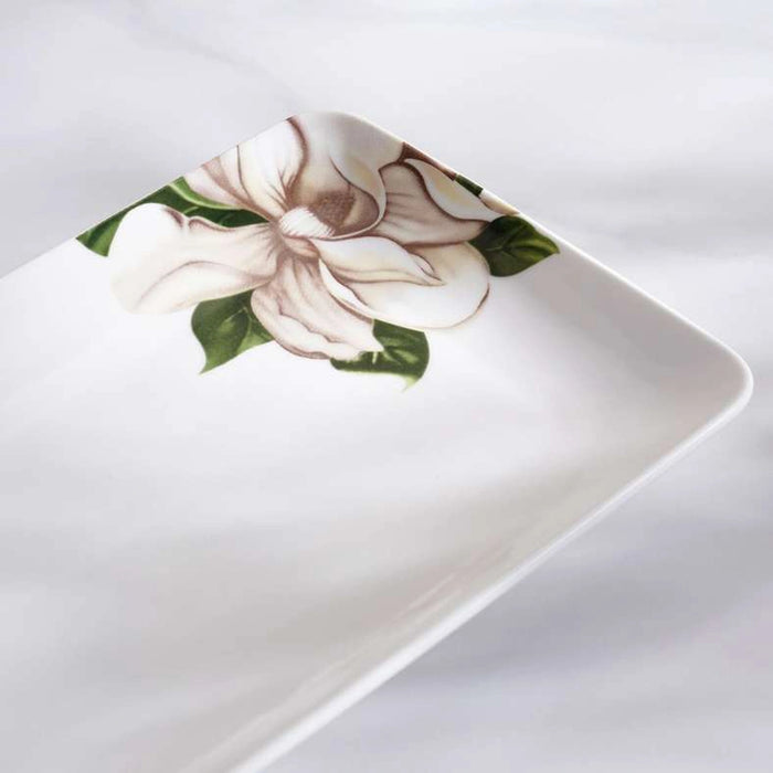 Yulania New Bone China Platter 33X2.5Cm -White