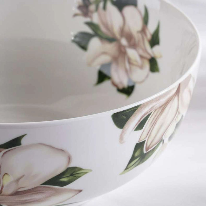 Yulania New Bone China Vegetable Bowl Dia21Cm -White