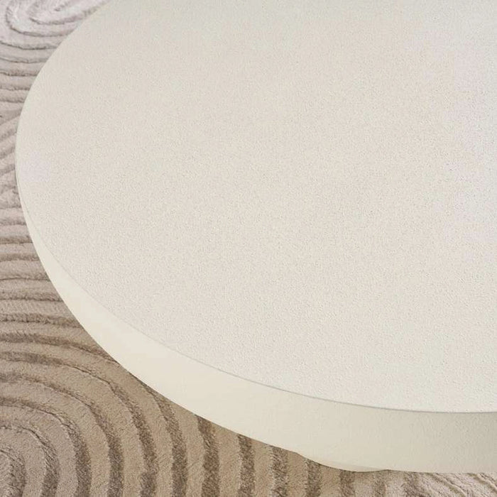 Yureka Round Coffee Table - Off White