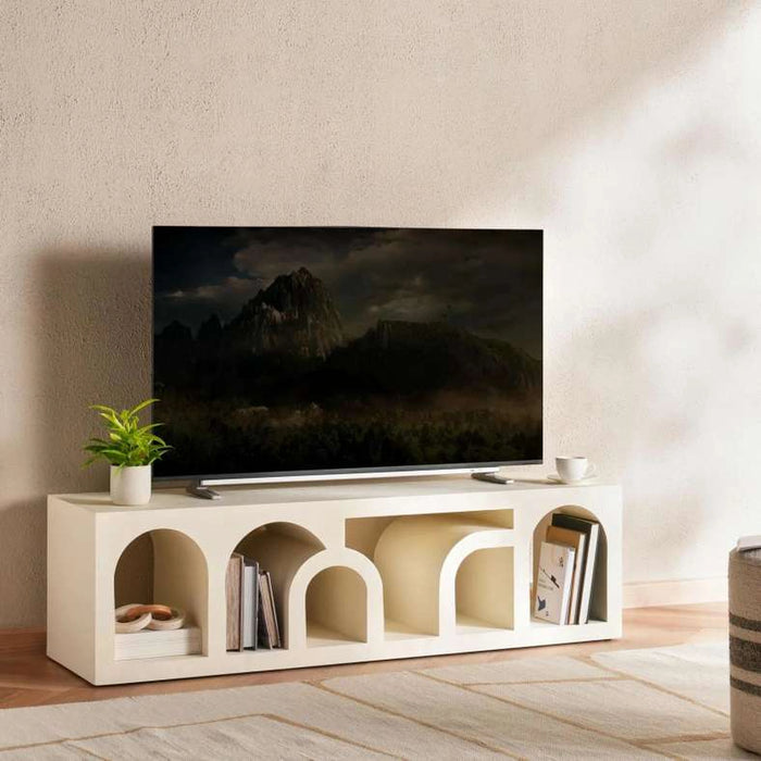 Yureka Tv Unit Upto 60 Inches - Off White