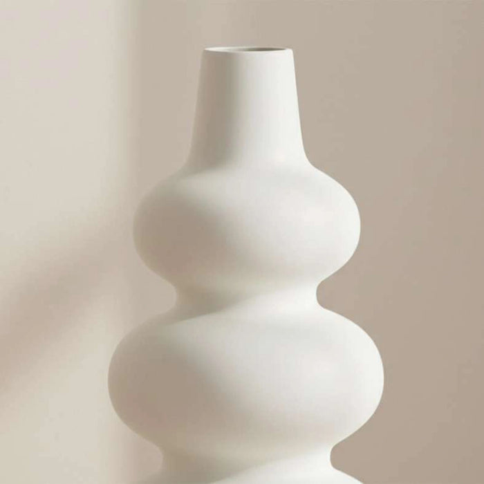 Yves Fibre Glass Vase 35X35X66.5Cm - White