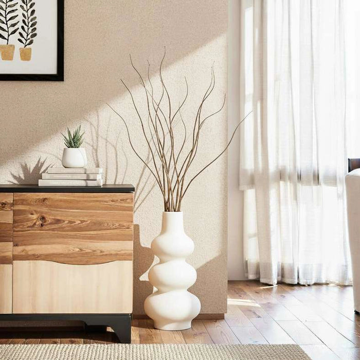 Yves Fibre Glass Vase 41X41X79Cm - White