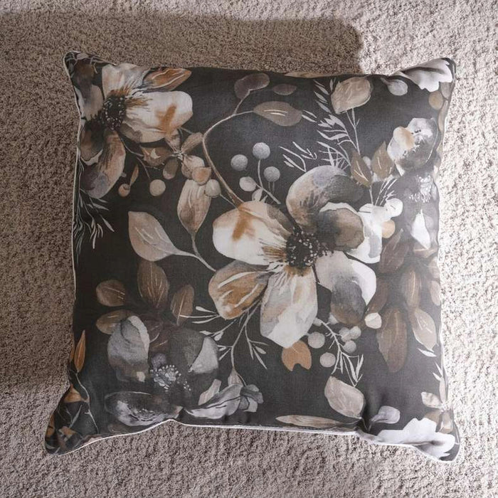 Zafira Printed Filled Cushion 50X50Cm-Anthracite
