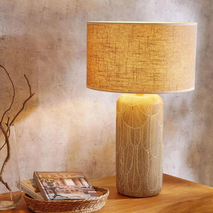 Zahara Polyresin Table Lamp 19.5X19.5X49 - Brown