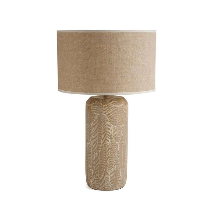 Zahara Polyresin Table Lamp 19.5X19.5X49 - Brown
