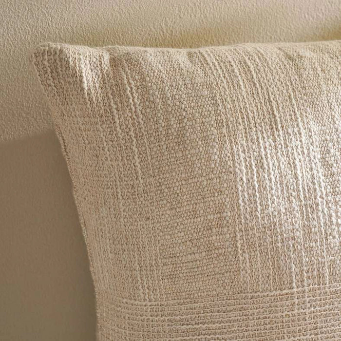 Zaid Embroidered Down Alternative Filled Cushion 50X50Cm - Natural