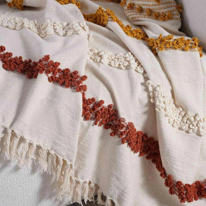 Zanita Woven Throw 130X170Cm - Natural