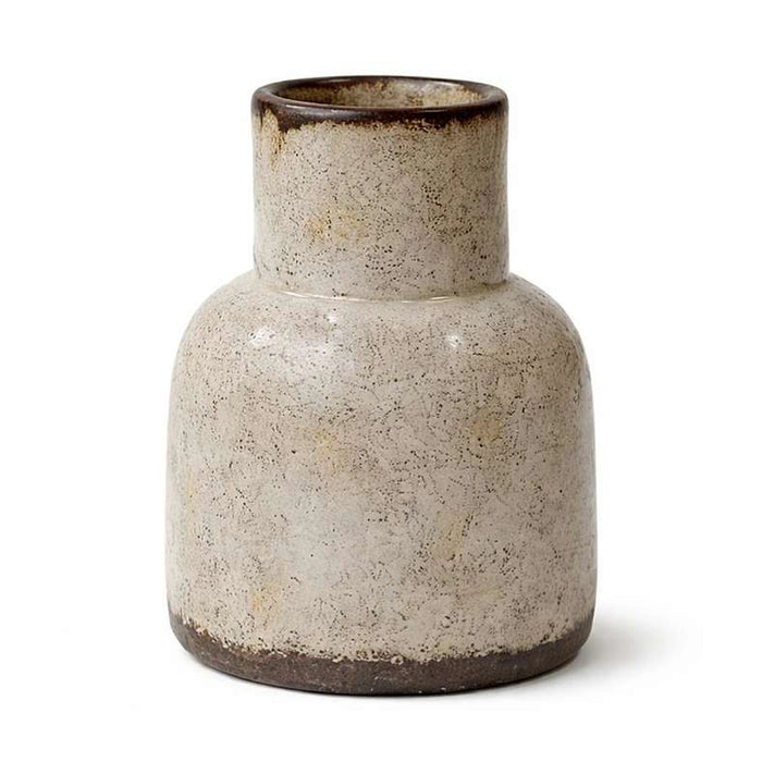 Zanzibar Terracotta Highgloss Vase 16.51X16.51X25.4Cm - Grey
