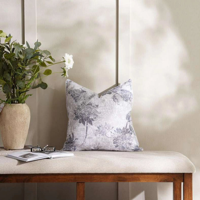 Zarina Printed Filled Cushion 50X50Cm-Grey