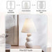 Zariya E27 Table Lamp - Cream Pan Home
