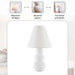 Zariya E27 Table Lamp - Cream Pan Home
