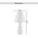 Zariya E27 Table Lamp - Cream Pan Home