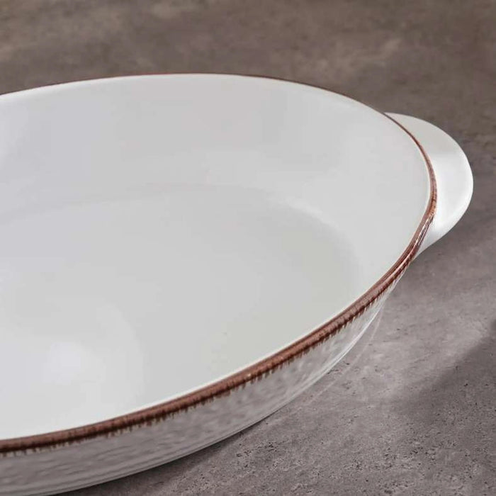 Zaryab Oval Baking Dish 1.3L - White