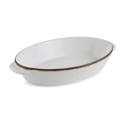 Zaryab Oval Baking Dish 1.3L - White PAN HOME