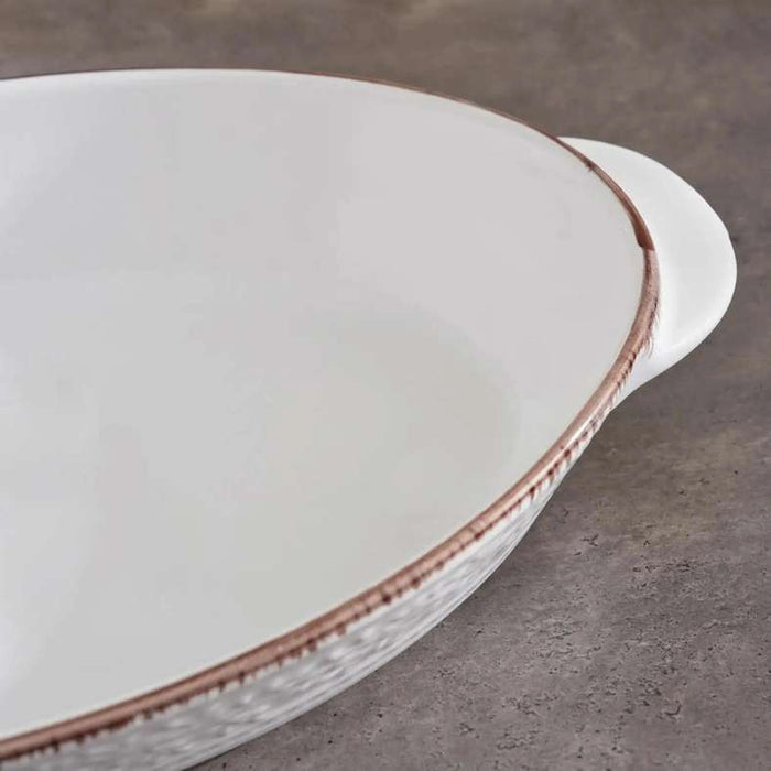 Zaryab Oval Baking Dish 2.7L - White