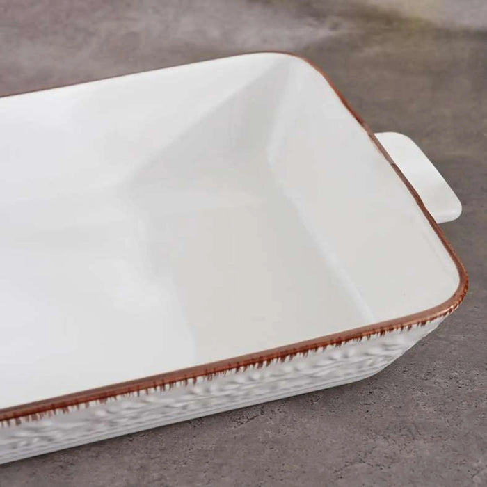Zaryab Rectangular Baking Dish 2.6L - White