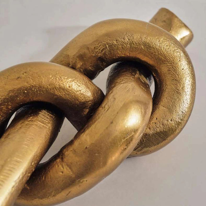 Zave Metal Knot 20.25X8.25X6.35Cm - Gold