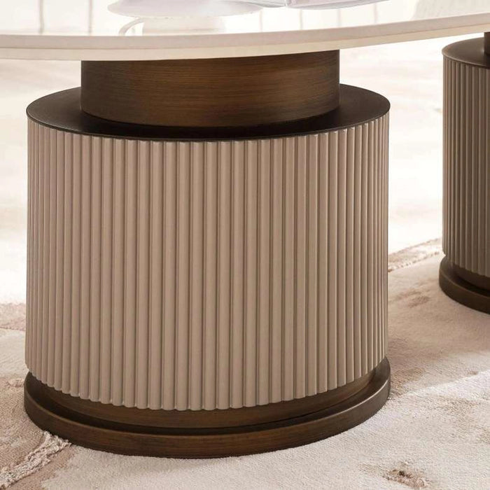 Zavian Coffee Table Sintered Stone - Beige Gold
