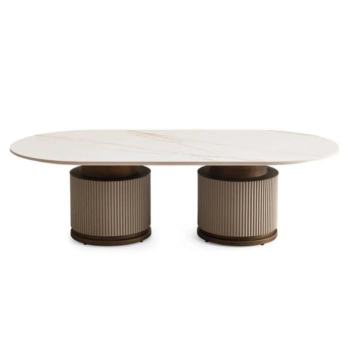 Zavian Coffee Table Sintered Stone - Beige Gold