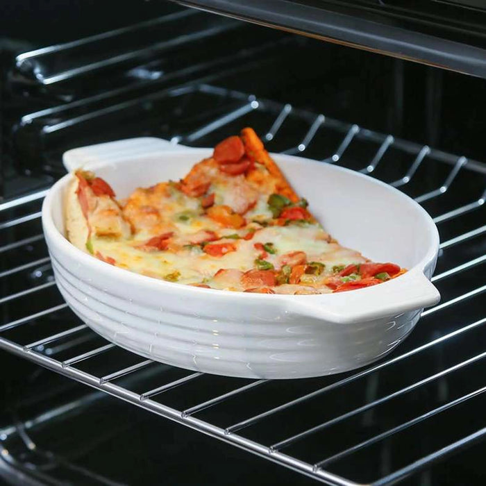 Zazu Oval Baking Dish 1.4L -White
