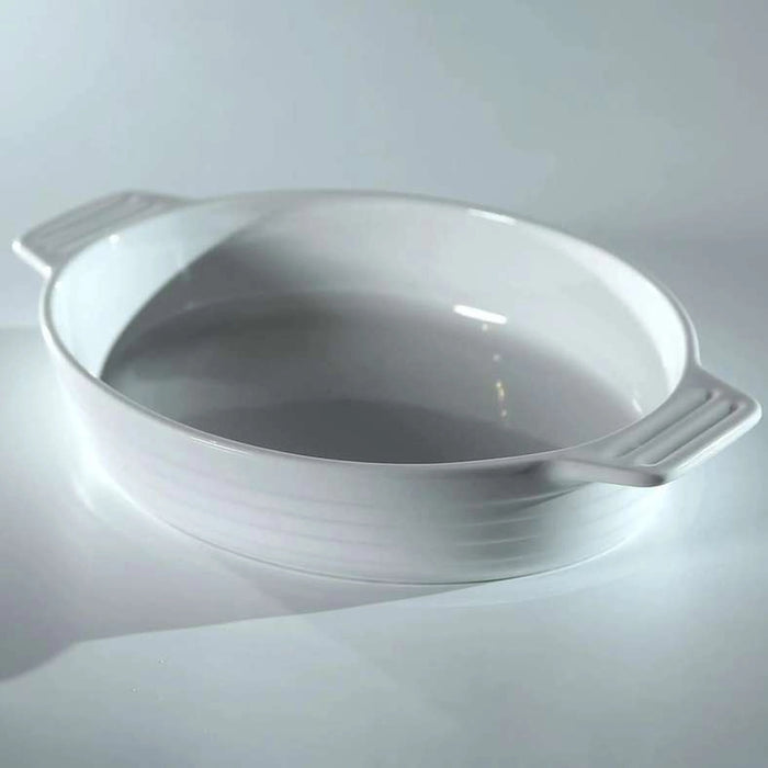 Zazu Oval Baking Dish 1.4L -White