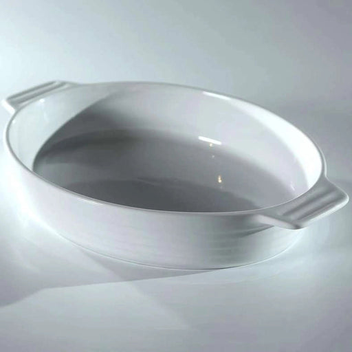 Zazu Oval Baking Dish 2.2L White PAN HOME