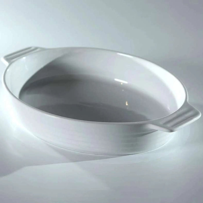 Zazu Oval Baking Dish 2.2L White