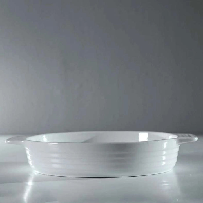 Zazu Oval Baking Dish 2.2L White