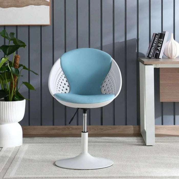 Zeiss Office Visitor Chair - White & Blue
