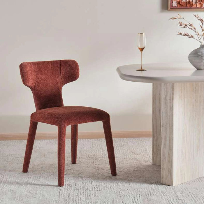 Zelia Dining Chair Upholstered - Red