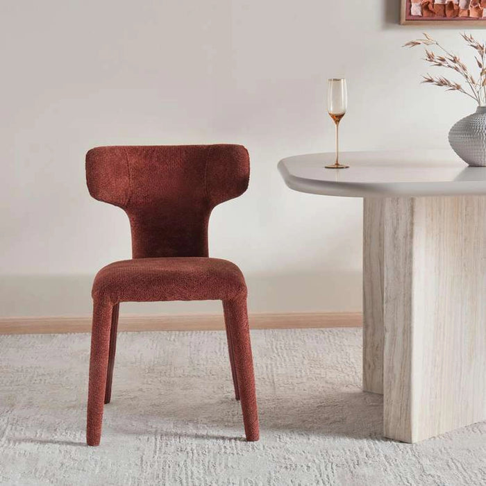 Zelia Dining Chair Upholstered - Red