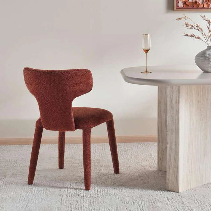 Zelia Dining Chair Upholstered - Red
