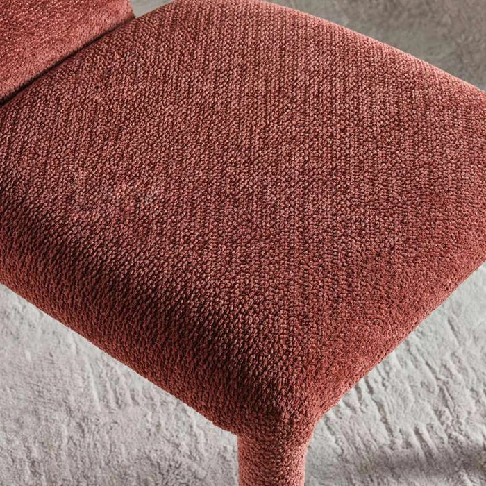 Zelia Dining Chair Upholstered - Red