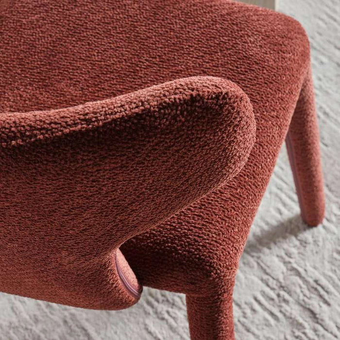 Zelia Dining Chair Upholstered - Red