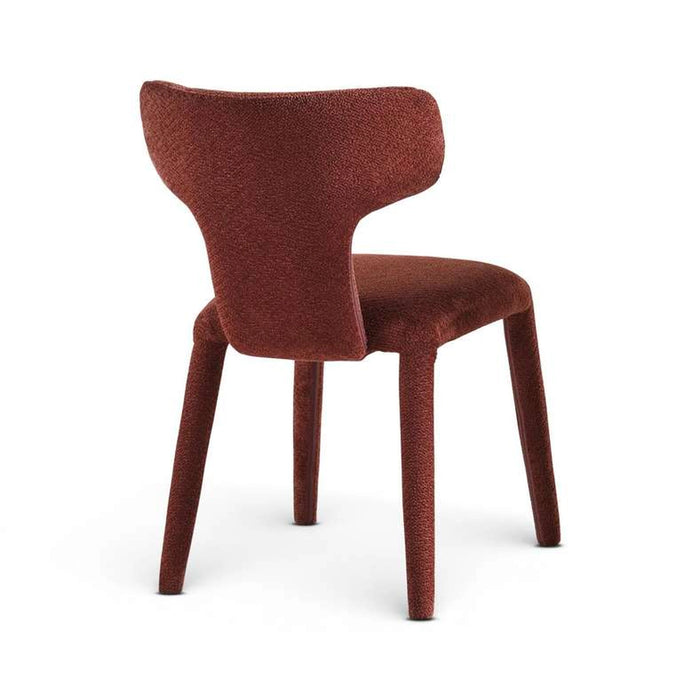 Zelia Dining Chair Upholstered - Red