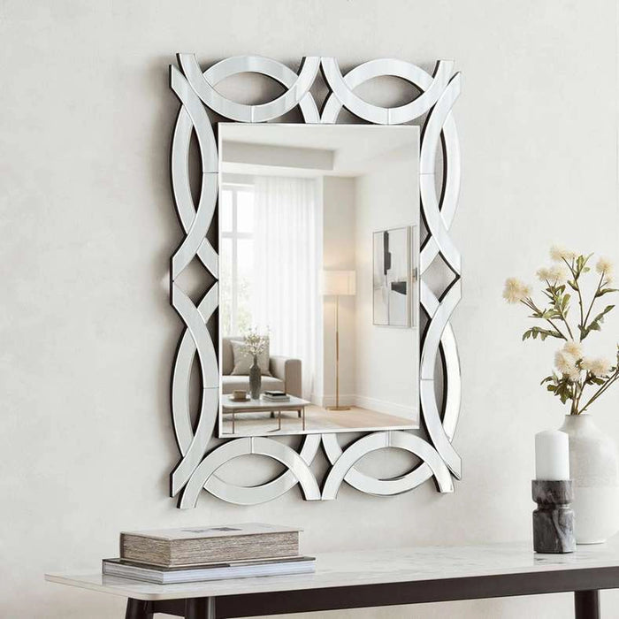 Zell Wall Mirror 60X80Cm - Silver