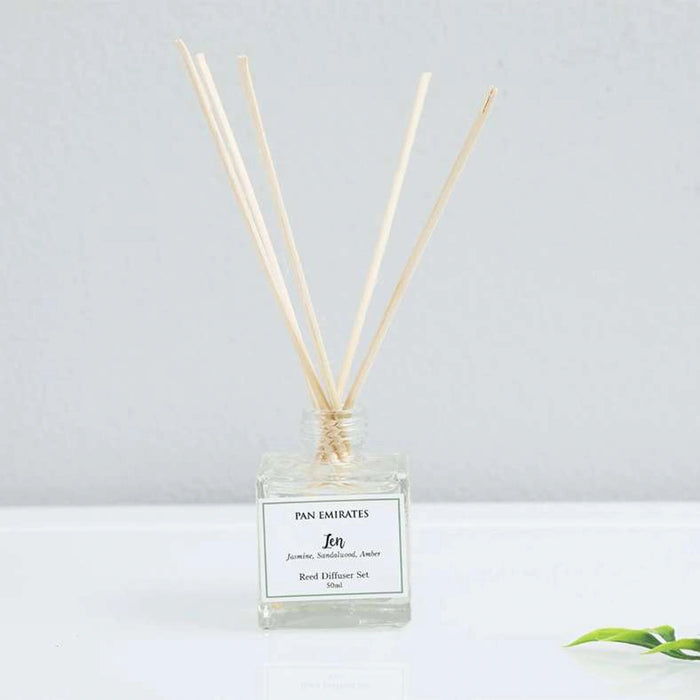 Zen Reed Diffuser With Refill Oil 50Ml - Clear Pan Home