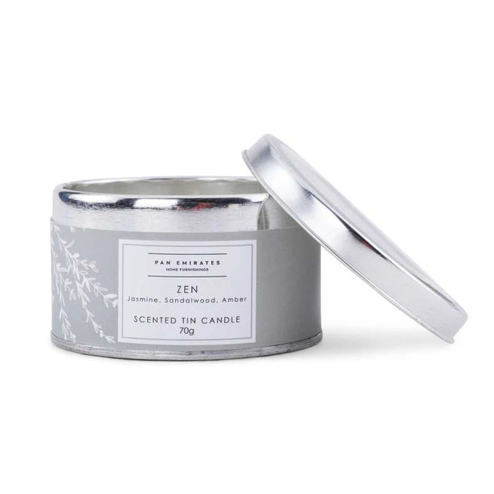 Zen Tin Candle 70G - White
